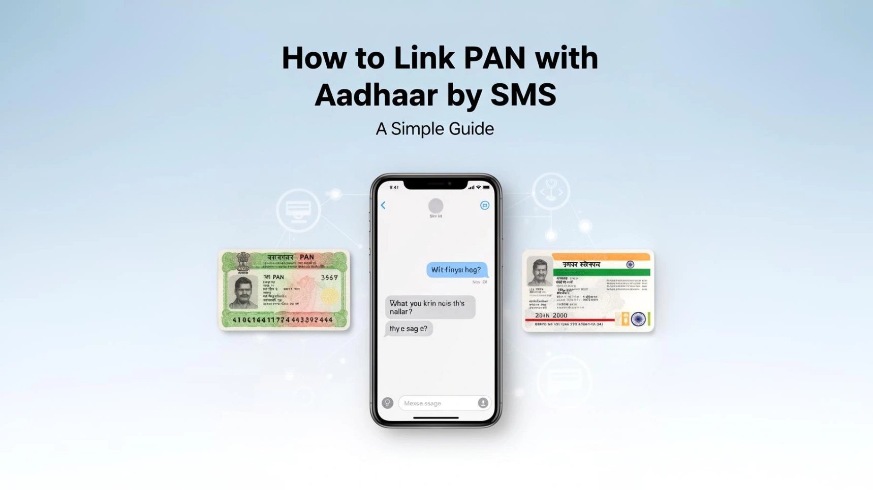 How to Link PAN with Aadhaar by SMS A Simple Guide for 2025