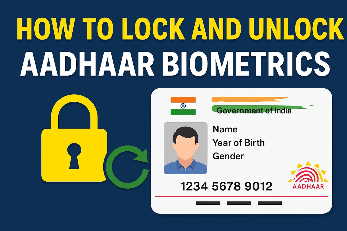 Lock and Unlock Your Aadhaar Biometrics