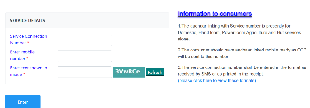 Link Aadhaar with Your EB